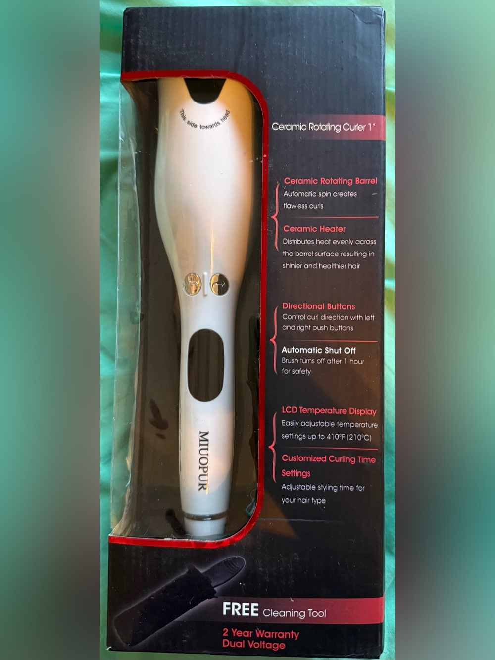 *NEW* Ceramic Rotating Hair Curler 1”
